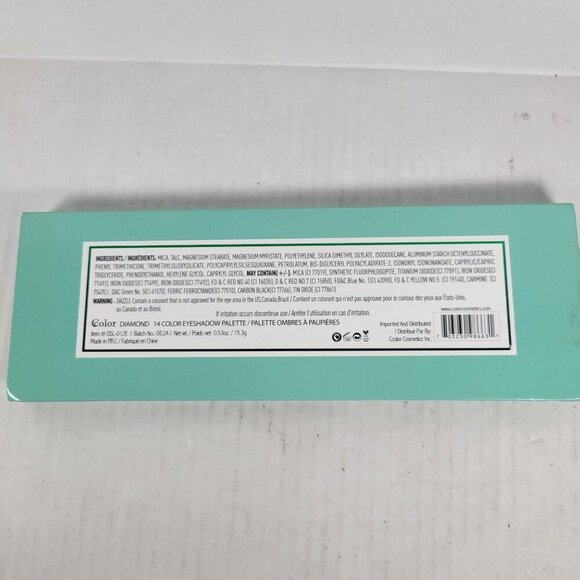 14-Color Diamond Eyeshadow Palette With Mirror - Picture 4 of 4